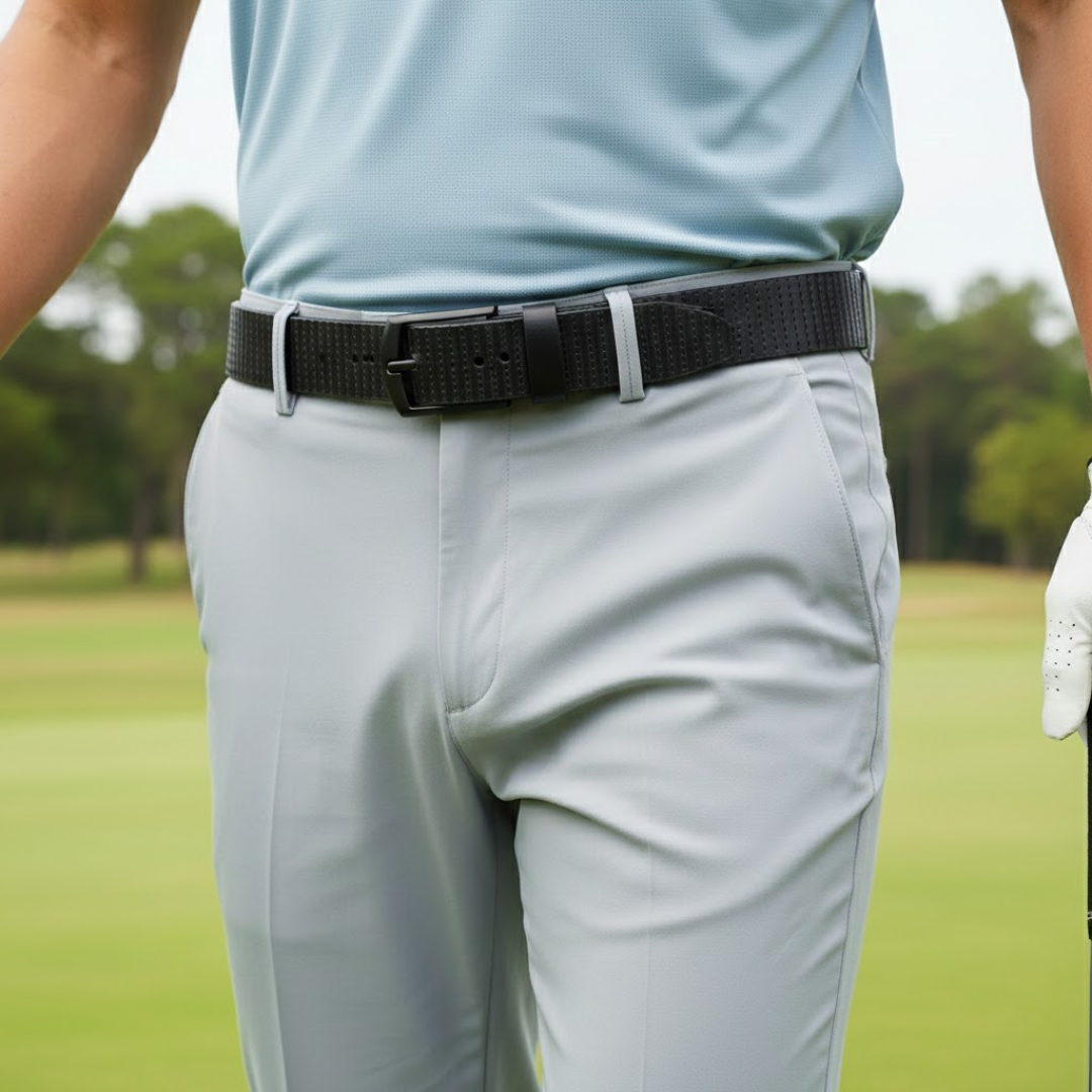 GolfBasic Elite 300 Leather Belt for Men