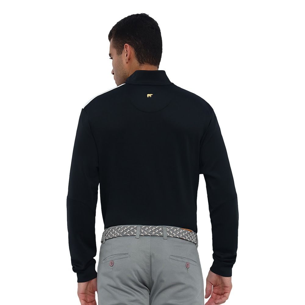 Jack Nicklaus Men's Angled Stripe 1/4 Zip Pullover Golf T-Shirt