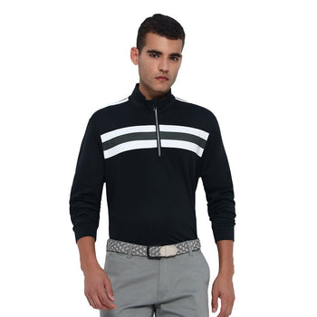 Jack Nicklaus Men's Angled Stripe 1/4 Zip Pullover Golf T-Shirt