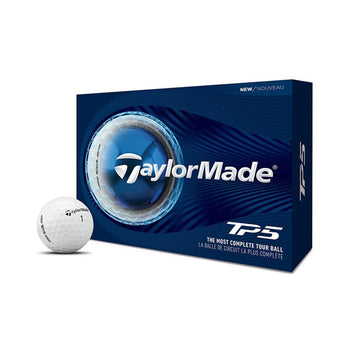 TaylorMade TP5 Golf Balls - White (Pack of 12)