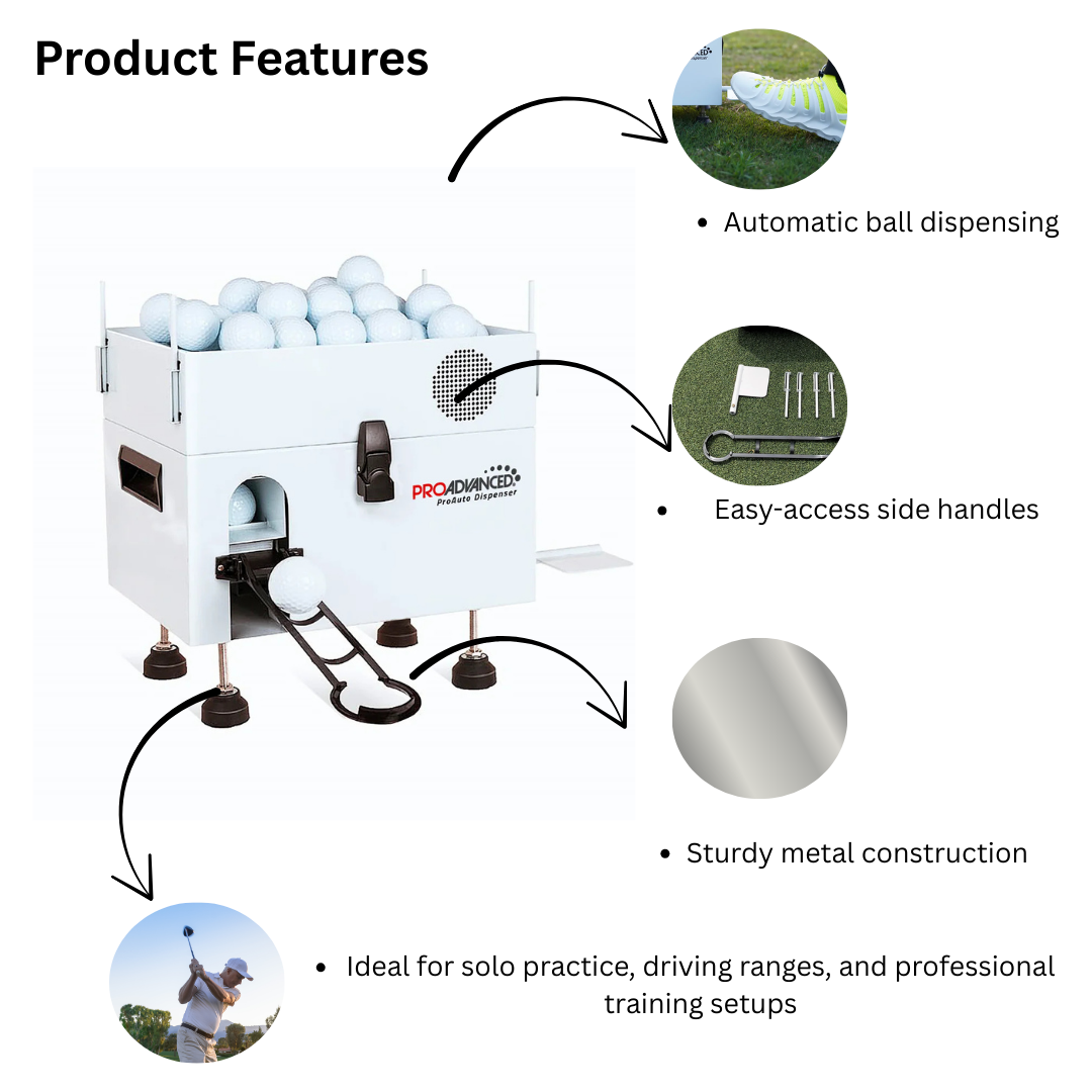 GolfBasic ProAuto Golf Ball Dispenser