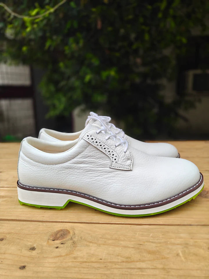 KSOKGOF Mens Lightweight Leather Spikeless Golf Shoes