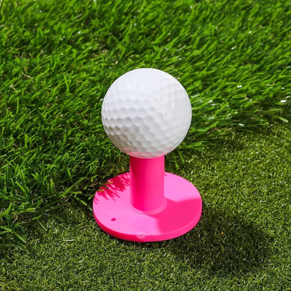 GolfBasic Rubber Driving Range Golf Tees - 1/5 Inches (Pack of 3 Pcs)