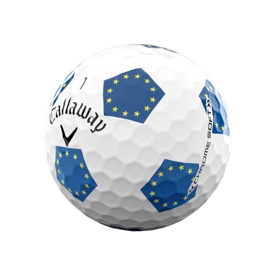 Callaway Chrome Soft Truvis Team EUROPE Golf Balls