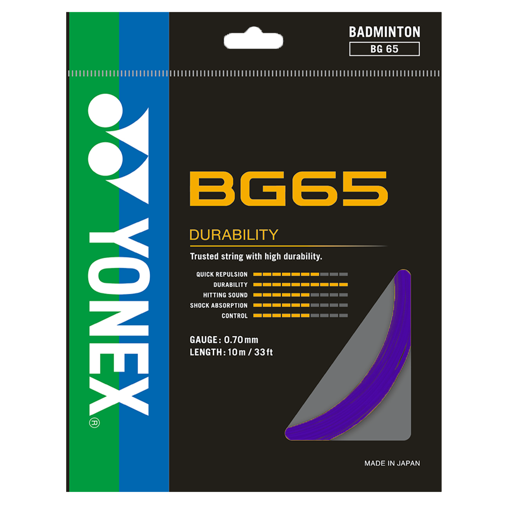 Yonex BG 65 Badminton String (Assorted)
