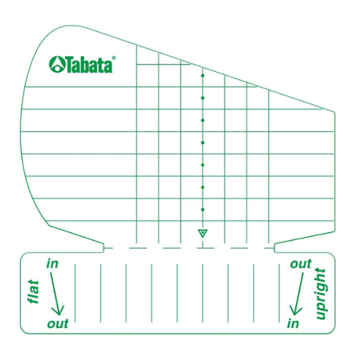 Tabata Shot Marker Sticker With Iron Soles For Irons