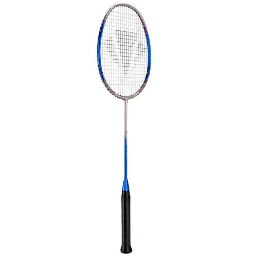 Carlton Thunder Shox 1200 Strung Badminton Racket (Silver/Blue)