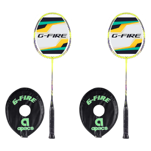 Apacs G-Fire 100 Strung Badminton Racquet (2 Pcs Racket Offer)