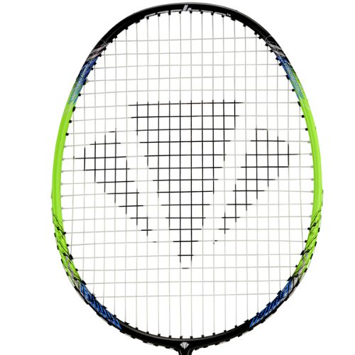 Carlton Thunder Shox 1100 Strung Badminton Racket (Black/Green)