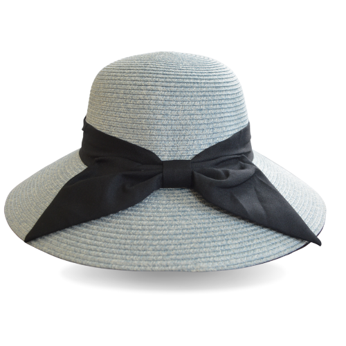GolfBasic Ladies Bucket Hat With Black Bow