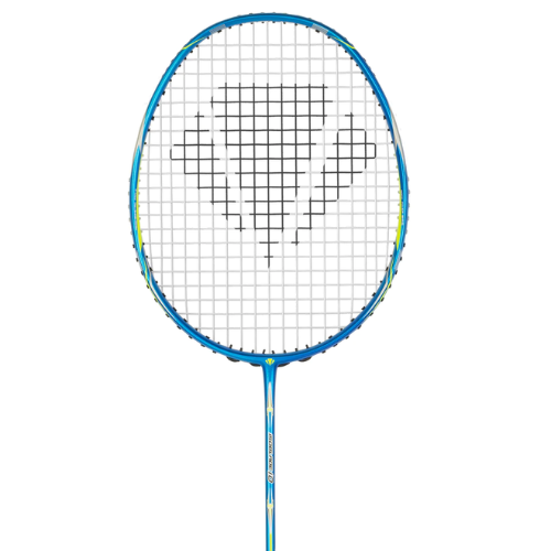 Carlton Isoblade 1.0 Strung Badminton Racket-Electric Blue
