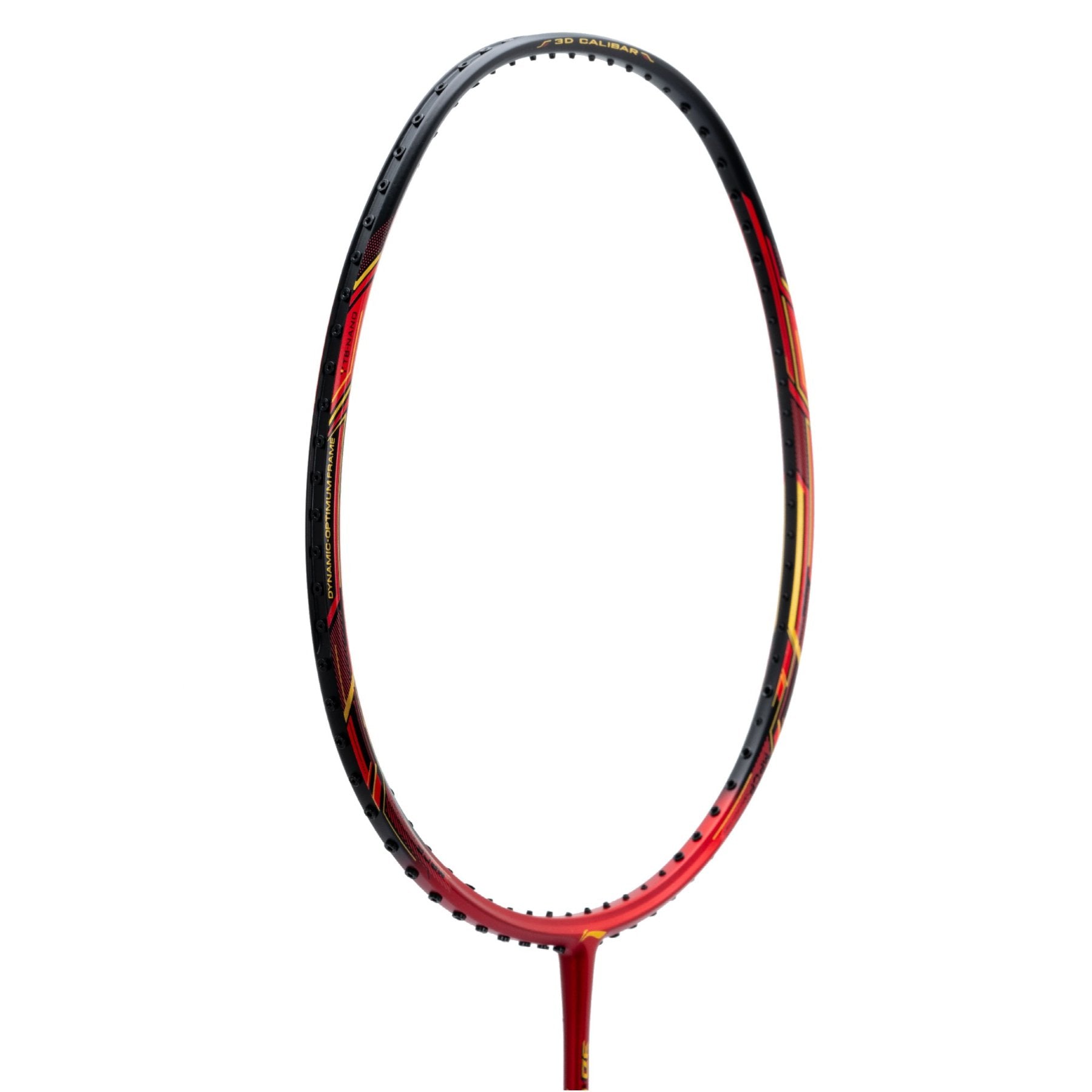 Li-Ning 3D Caliber X Boost UnStrung Badminton Racket (Red/Black)