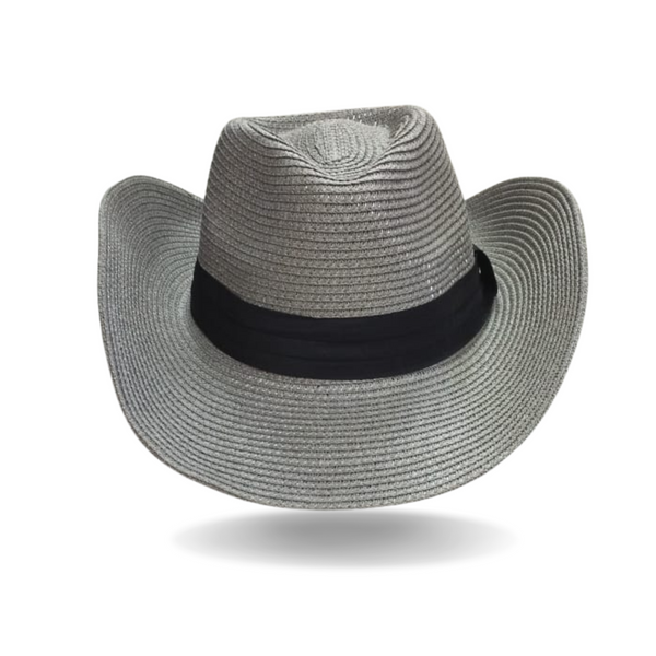 Mens black straw fedora hat sales