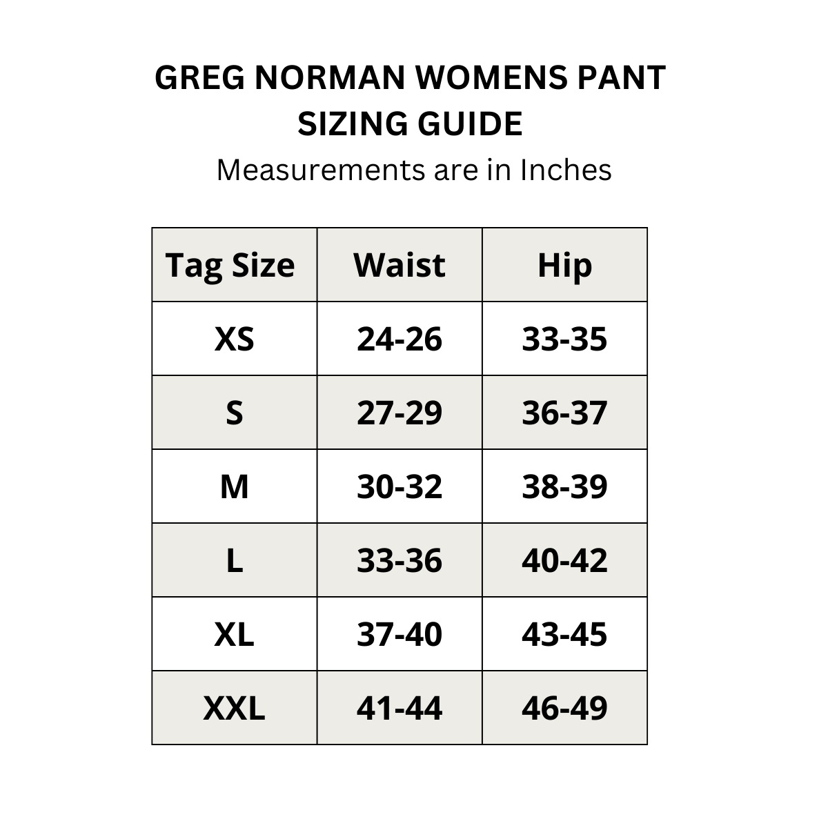 Track Pants & Joggers Size Chart - Lovable India