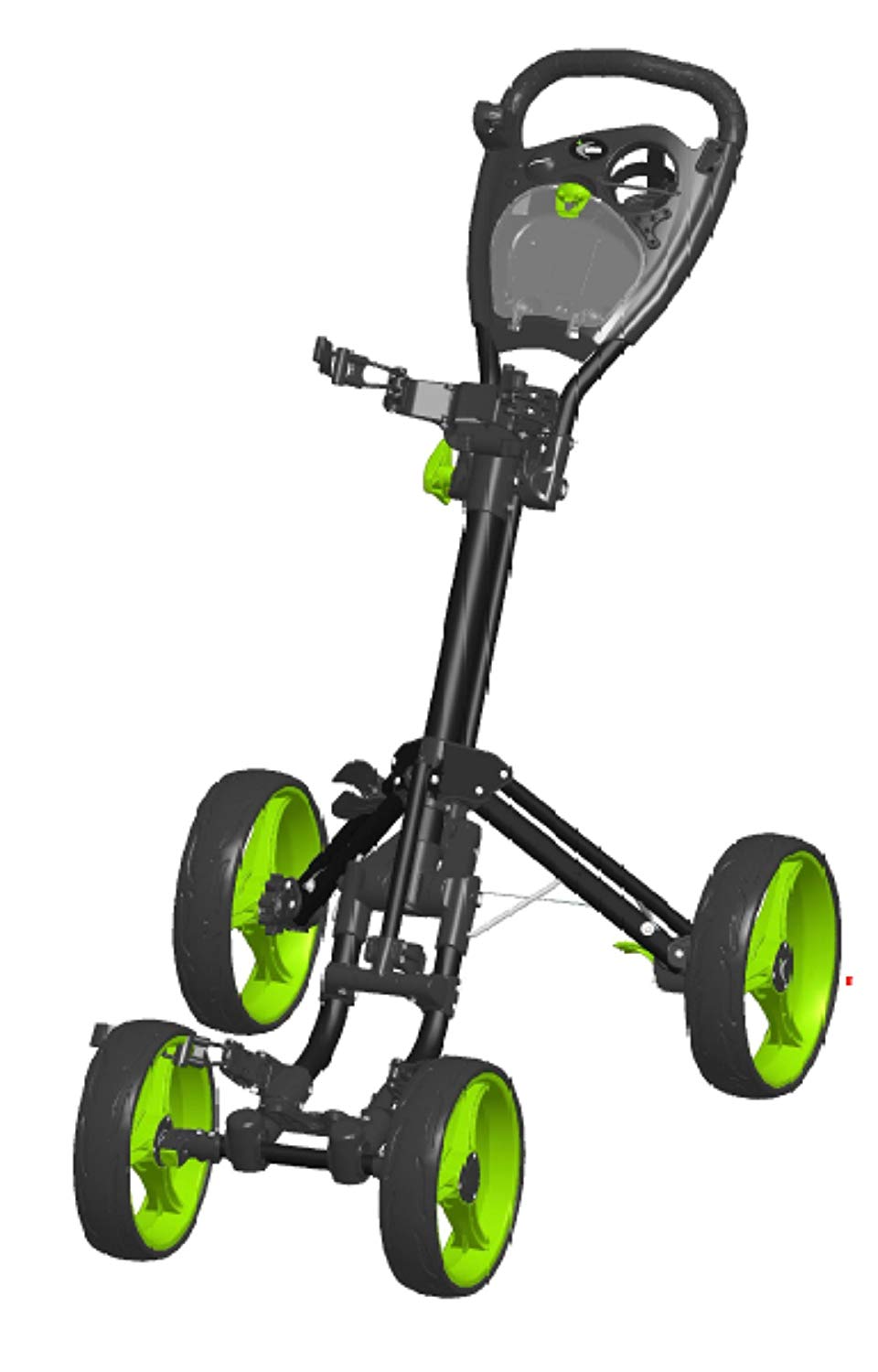 four wheel golf trolley