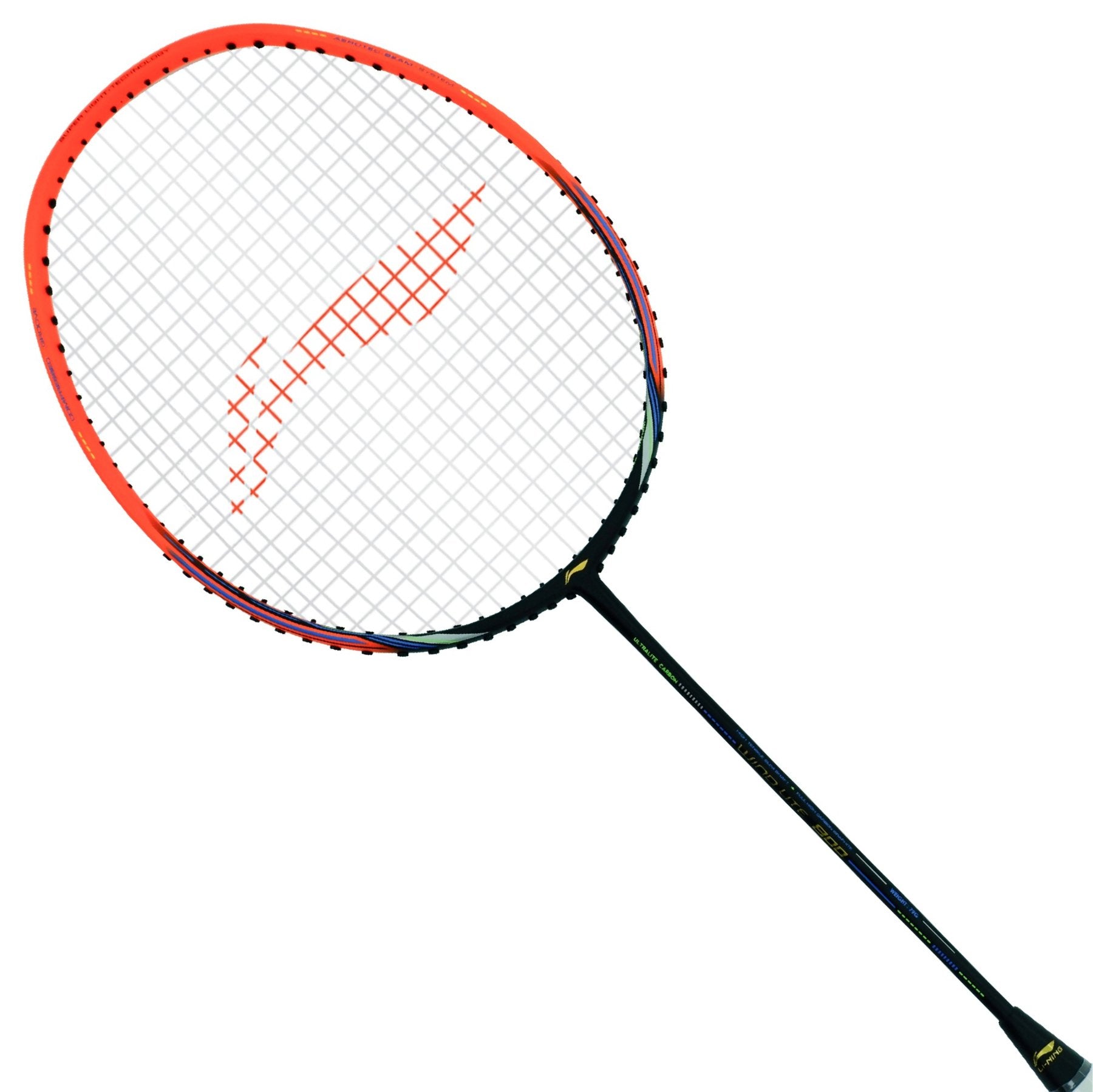 Li-Ning Wind Lite 800 Unstrung Badminton Racket (Black/Orange)