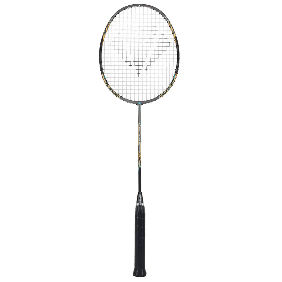 Carlton Carbotec 6000 Strung Badminton Racket - Gunmetal/Black