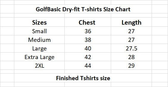 GolfBasic Dryfit Stripes T-shirt