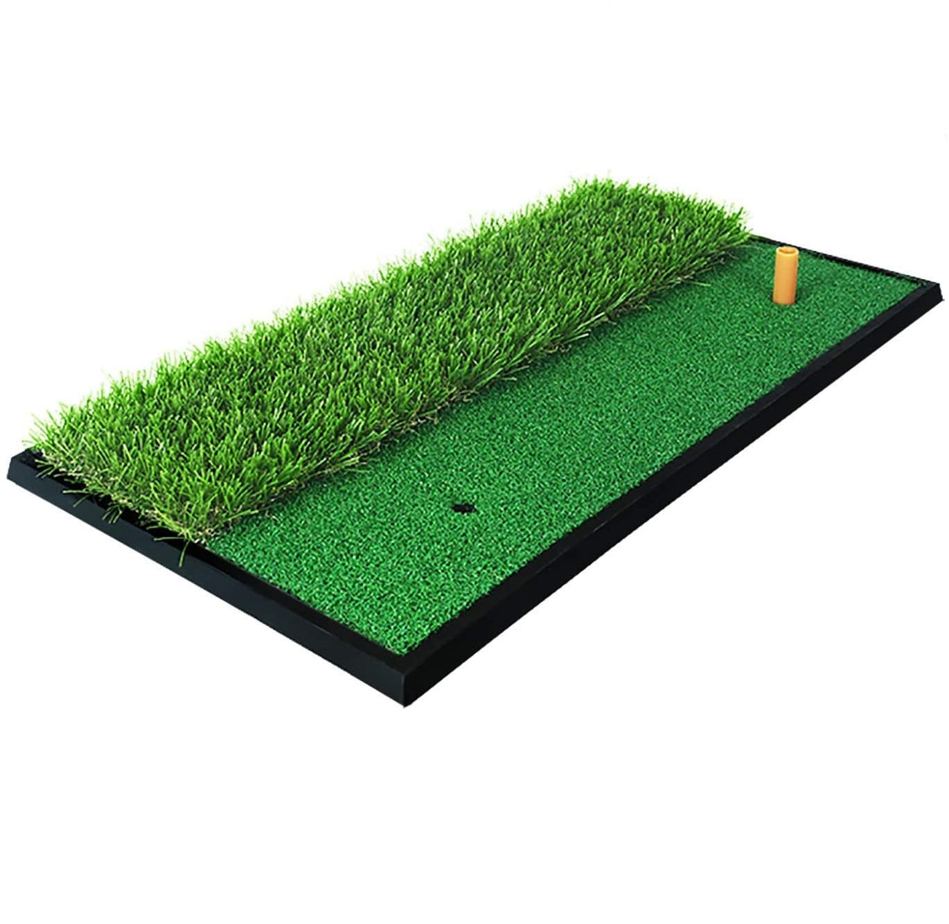 GolfBasic Golf Turf Practice DOUBLE GRASS Mat for Driving Hitting Chipping