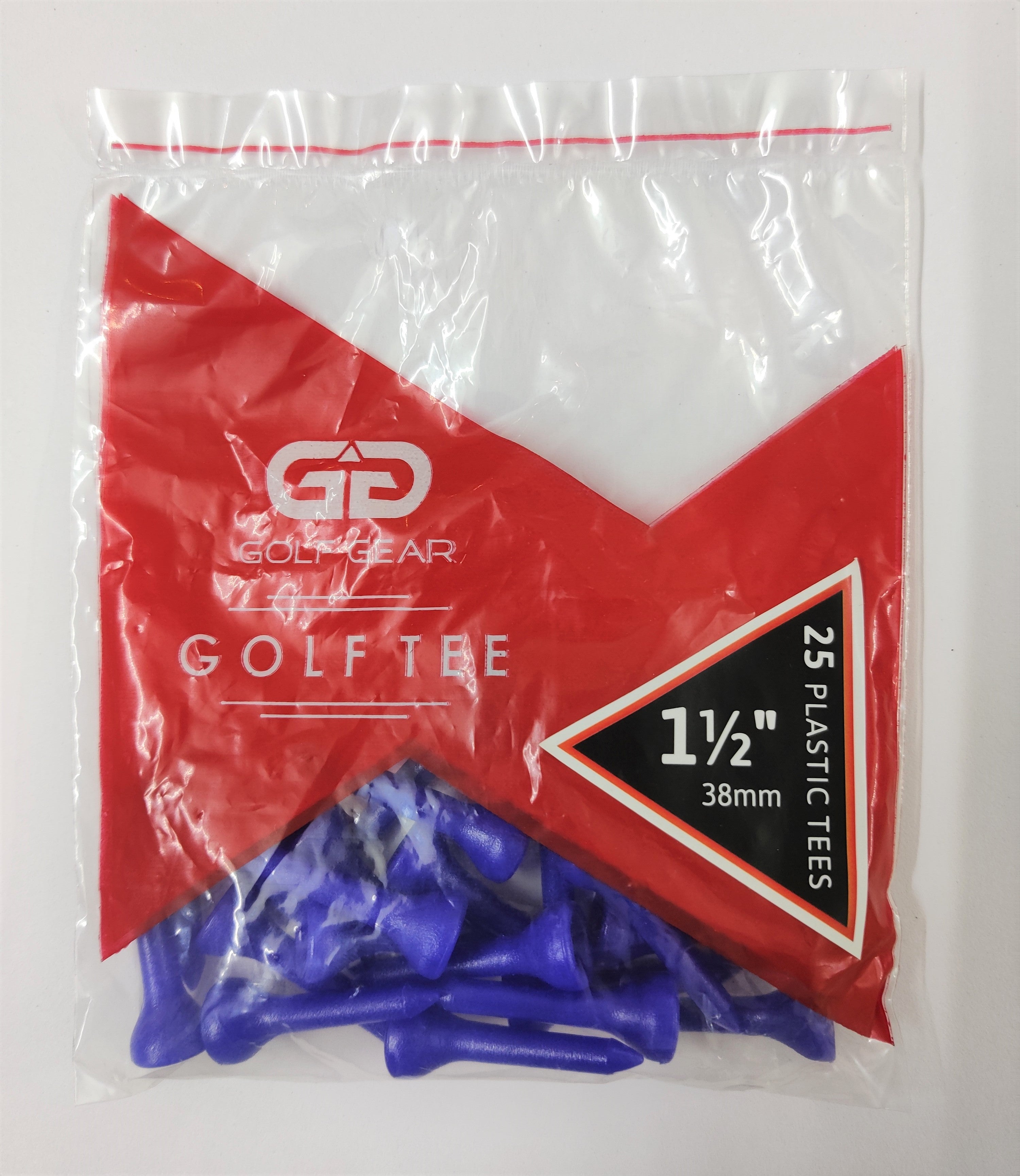 Golf Gear Plastic Golf Tees (3 Sizes)