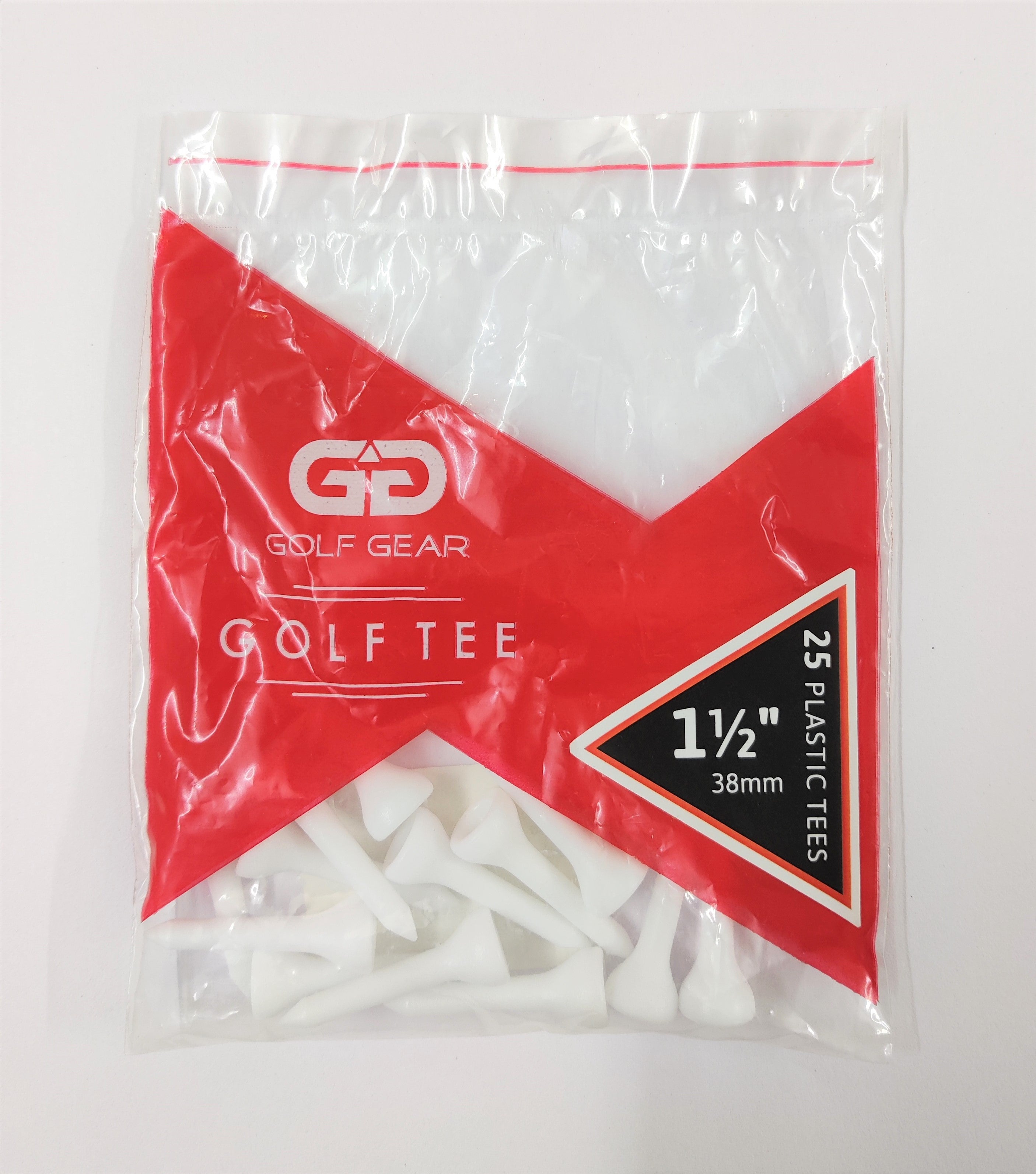 Golf Gear Plastic Golf Tees (3 Sizes)