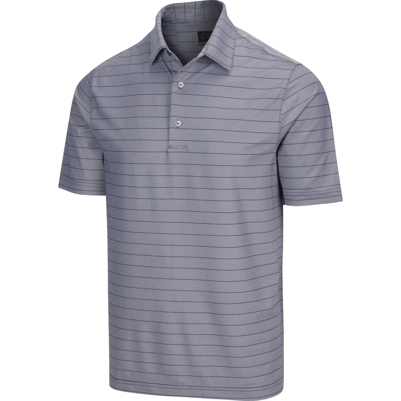 Greg Norman Men's Freedom Micro Stripe Polo T-Shirt