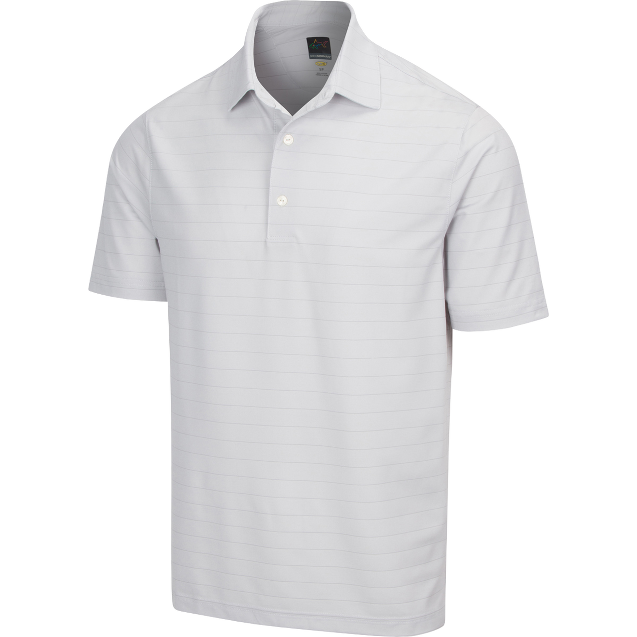 Greg Norman Men's Freedom Micro Stripe Polo T-Shirt
