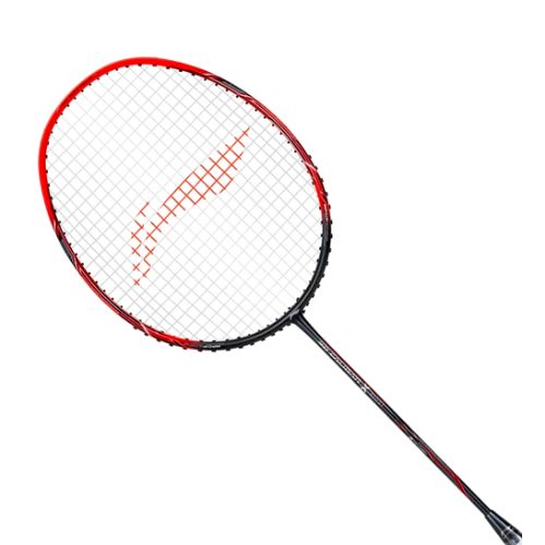 Li-Ning 3D Caliber X Boost Unstrung Badminton Racket (Dark Grey/Red)
