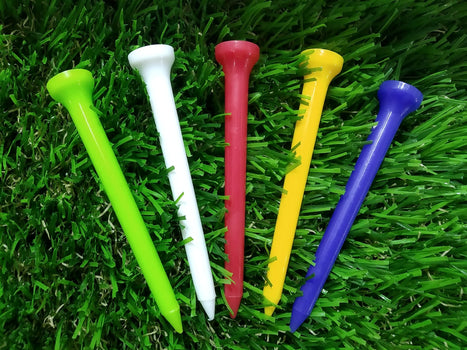 GolfBasic Premium Bowl Shaped Golf Tees (2 Sizes)