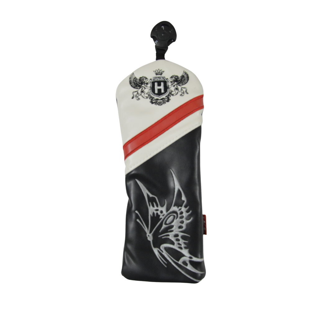GolfBasic Embroidered Wood Head Covers (Set of 3 pcs)