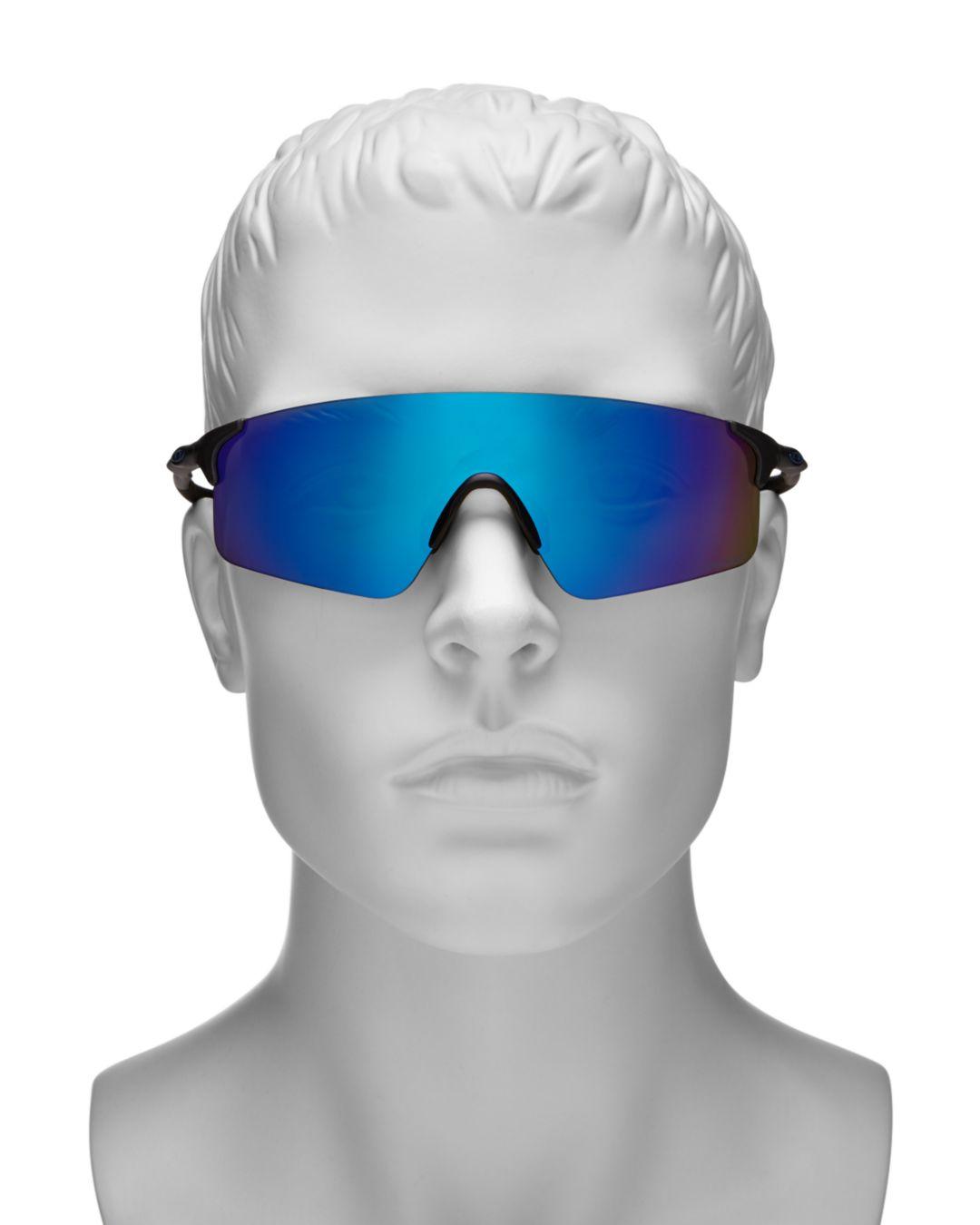 EVZero™ Blades Prizm Sapphire Lenses, Steel Frame Sunglasses