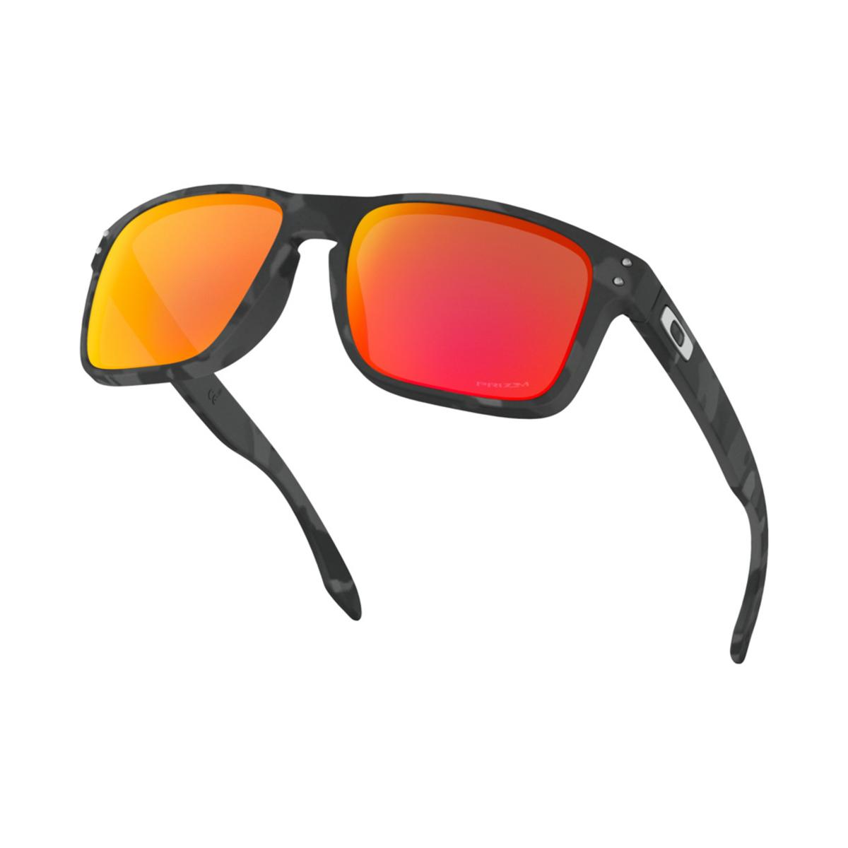 Oakley 0OO9102 Holbrook Matte Black Camo Prizm Ruby Sunglasses