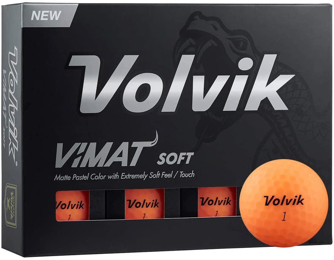 Volvik Vimat Soft Matte Coloured Golf Balls