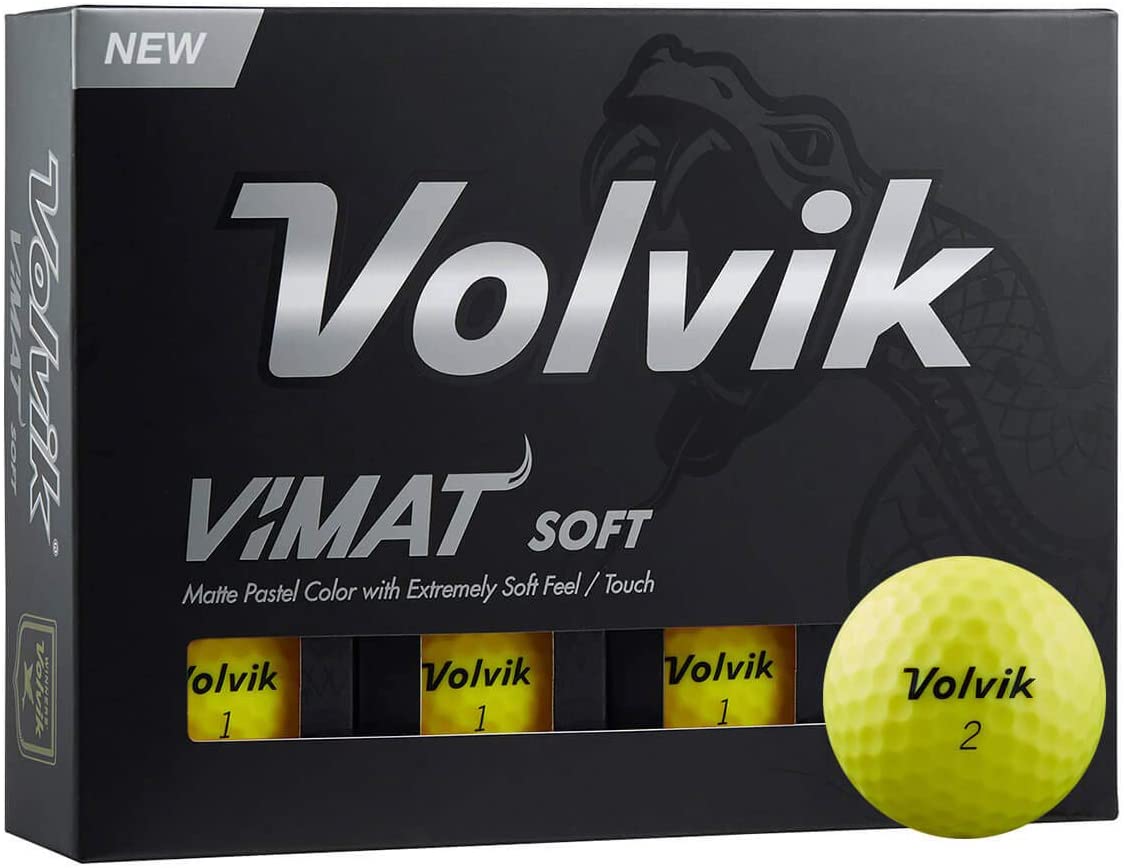 Volvik Vimat Soft Matte Coloured Golf Balls